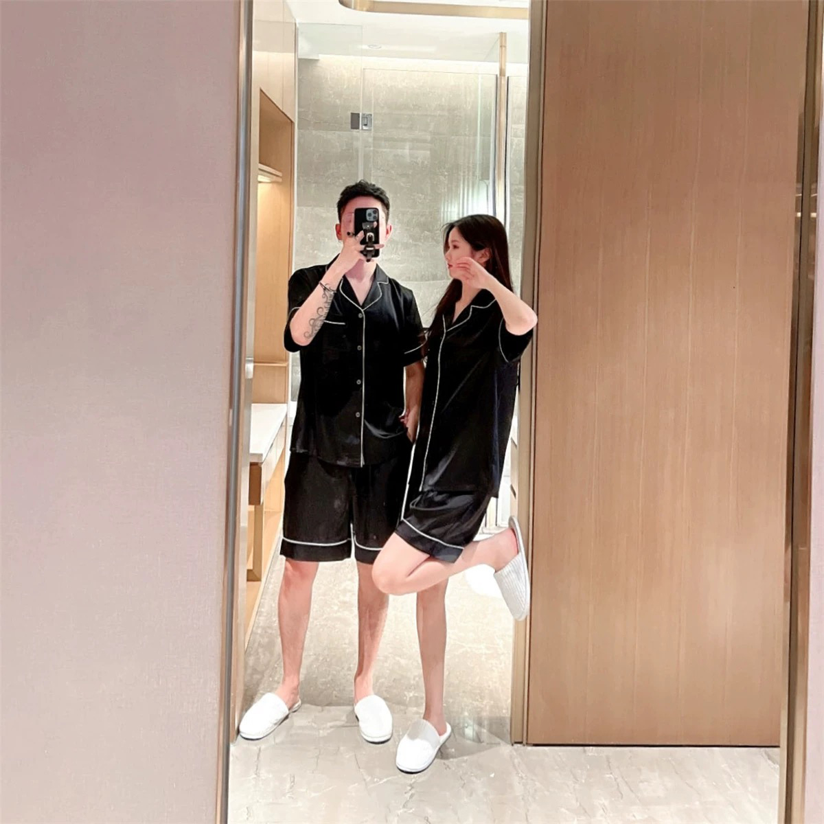 Hình sản phẩm Pijama Lụa Ngọc Trai T04